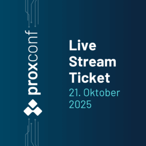 ProxConf Live Stream Ticket für 279 €
